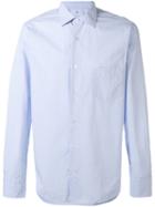 Danolis - Printed Shirt - Men - Cotton - 17, Blue, Cotton