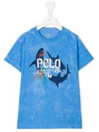 Ralph Lauren Kids Shark Print T-shirt, Boy's, Size: 12 Yrs, Blue