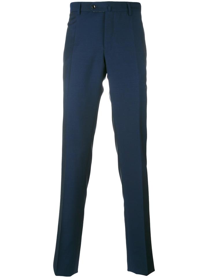 Incotex - Slim Formal Trousers - Men - Wool/other Fibres - 52, Blue, Wool/other Fibres