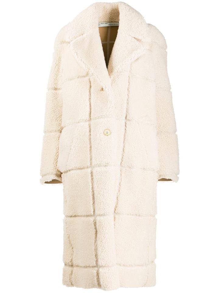 Off-white Grid Motif Coat