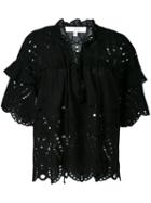Iro - Elyor Blouse - Women - Cotton - 36, Black, Cotton
