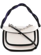 Marni Colour Blocked Shoulder Bag - White