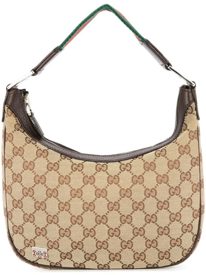 Gucci Vintage Shelly Line Handbag - Brown