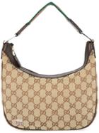 Gucci Vintage Shelly Line Handbag - Brown