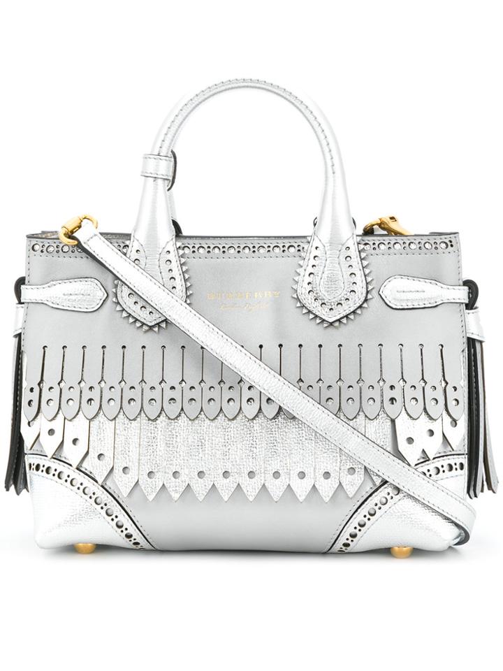 Burberry Fringed Tote - Metallic