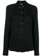 Cavalli Class Stars Print Shirt, Women's, Size: 40, Black, Viscose