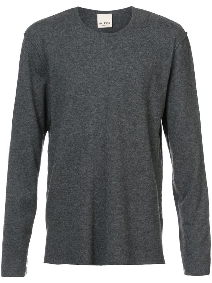 Baldwin Crew Neck Jumper - Grey