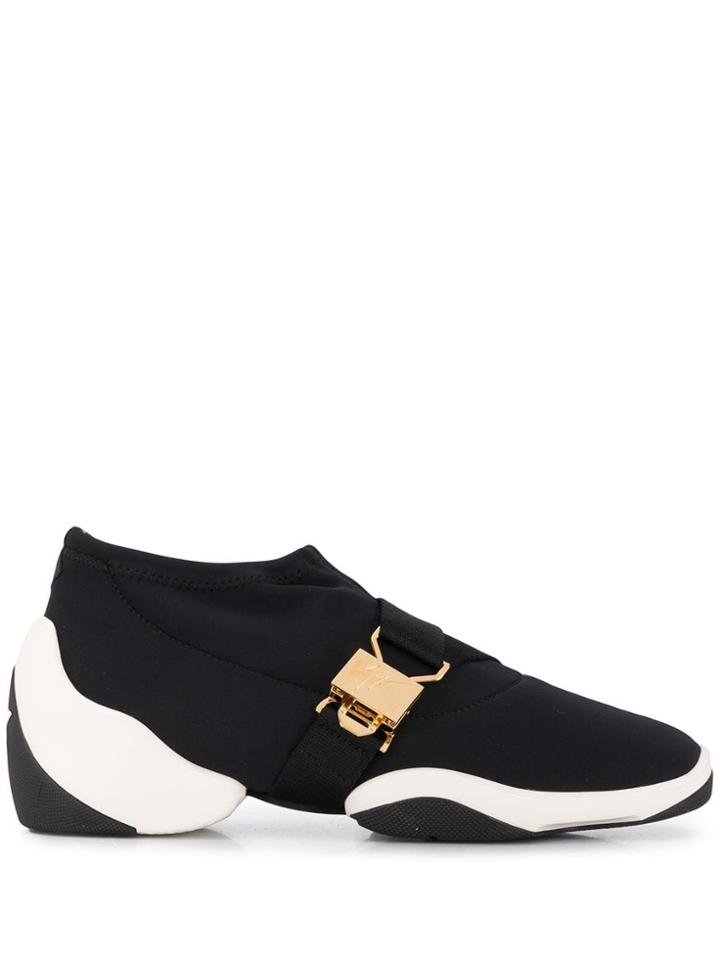 Giuseppe Zanotti Buckle Jump Sneakers - Black