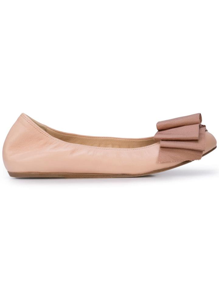 Lanvin Bow Ballerinas - Pink
