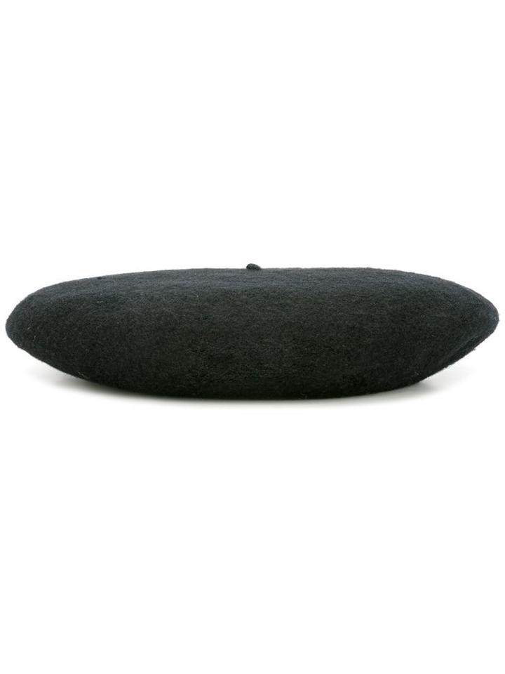 Gucci Felt Beret, Women's, Size: Medium, Black, Wool