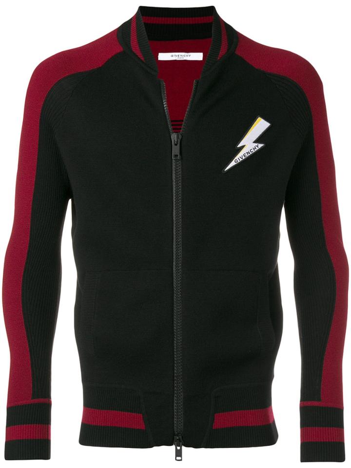 Givenchy Zipped Colour-block Sweater - Black