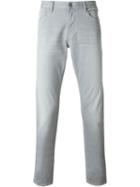 Armani Jeans Slim Fit Jeans, Men's, Size: 31, Grey, Cotton/polyester/spandex/elastane