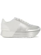 Calvin Klein Jeans Flatform Colour-block Sneakers - Metallic