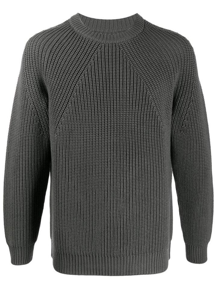 Batoner Ribbed Jumper - Grey