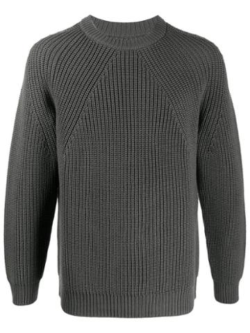 Batoner Ribbed Jumper - Grey