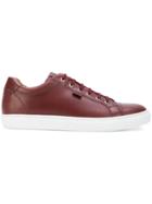 Brioni Lace-up Sneakers - Red