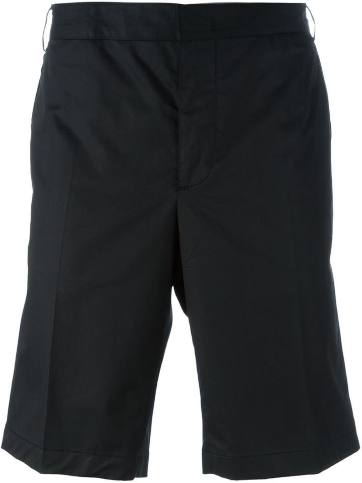 Lanvin Bermuda Shorts, Men's, Size: 50, Black, Cotton