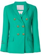 Giada Benincasa Double Breasted Blazer - Green