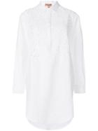 Ermanno Scervino Guipure Lace Long Shirt - White