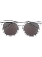 Bottega Veneta Eyewear Square Frame Sunglasses, Adult Unisex, Grey, Acetate/metal (other)