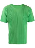 Homme Plissé Issey Miyake Pleated T-shirt - Green