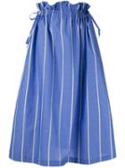 Cristaseya Striped Shirt Dress, Women's, Size: Medium, Blue, Cotton
