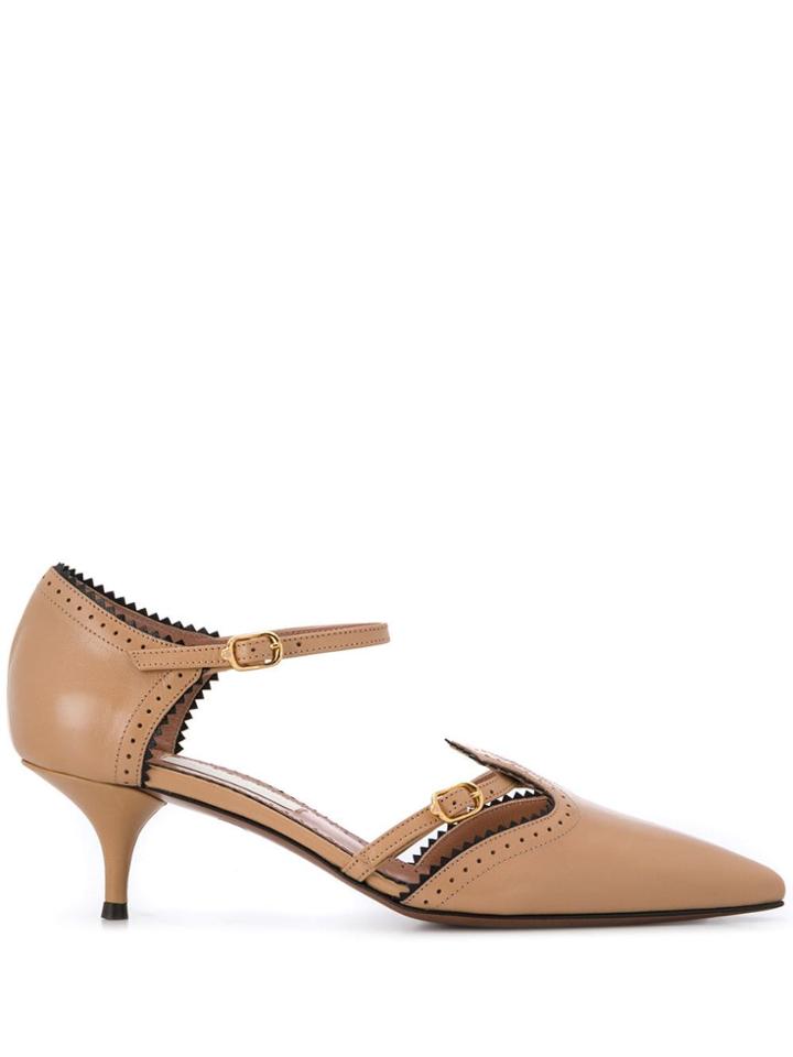 L'autre Chose Ankle Strap Pumps - Neutrals