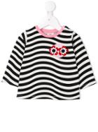 Fendi Kids Striped Top, Infant Girl's, Size: 9 Mth, Black