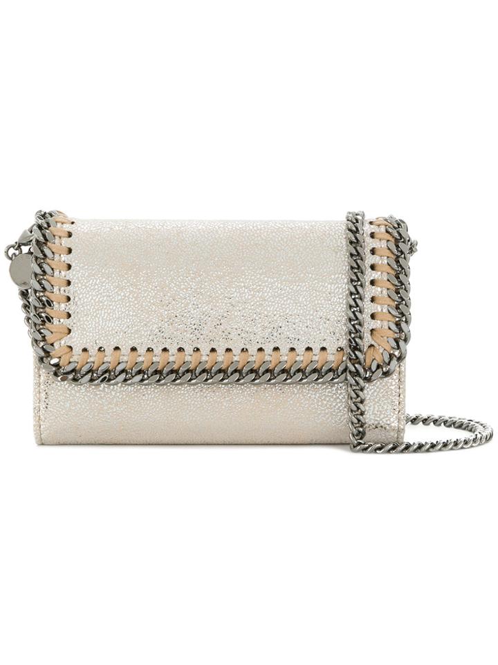 Stella Mccartney Falabella Foldover Wallet - Metallic