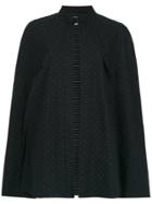 Lilly Sarti Boucle Botone Cape - Black