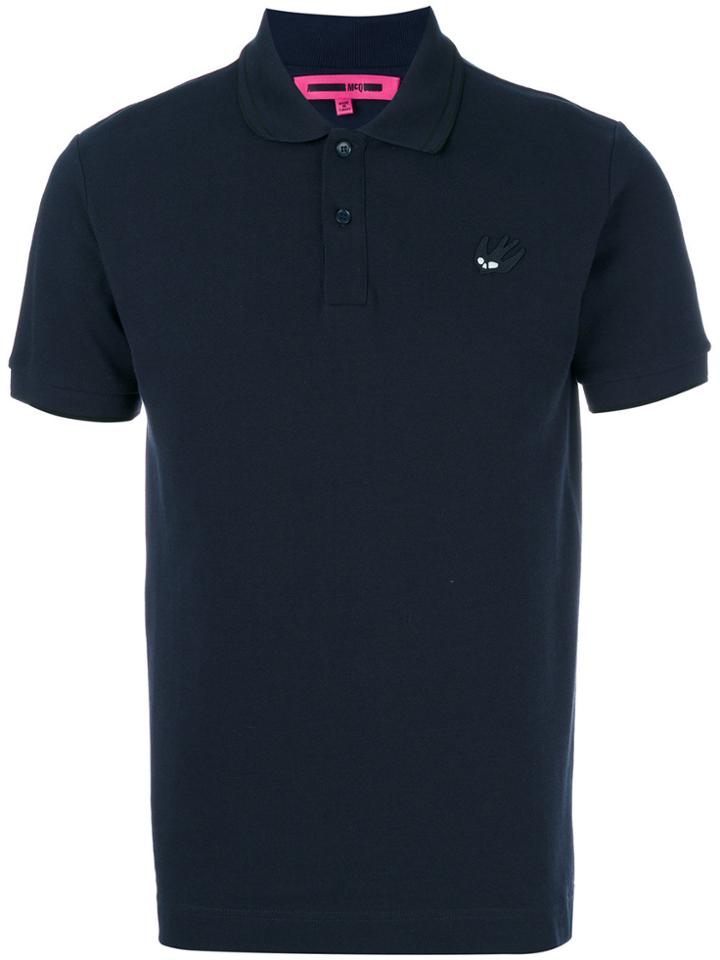Mcq Alexander Mcqueen Mcq Piquet Polo Shirt - Blue