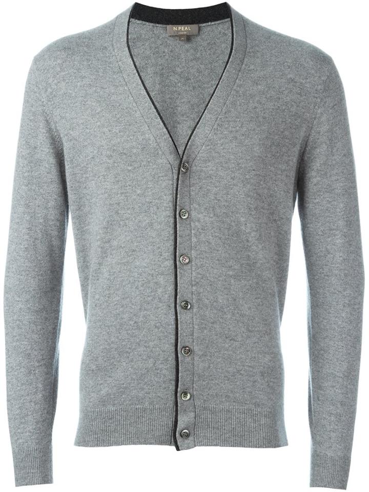 N.peal Contrast Edge Cardigan