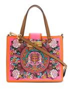 Etro Floral Print Tote Bag - Yellow