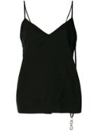 Mm6 Maison Margiela V-neck Vest Top - Black