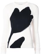 Oscar De La Renta Tulip Print Jumper - White