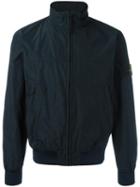 Stone Island Zip Jacket, Men's, Size: Small, Blue, Polyester/polyamide