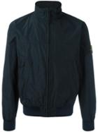 Stone Island Zip Jacket, Men's, Size: Small, Blue, Polyester/polyamide
