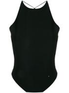 Esteban Cortazar Open Back Tank Top - Black