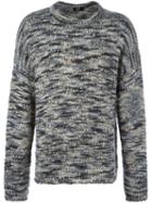 Blood Brother 'lapin' Jumper, Men's, Size: Medium, Grey, Acrylic/viscose/wool/alpaca
