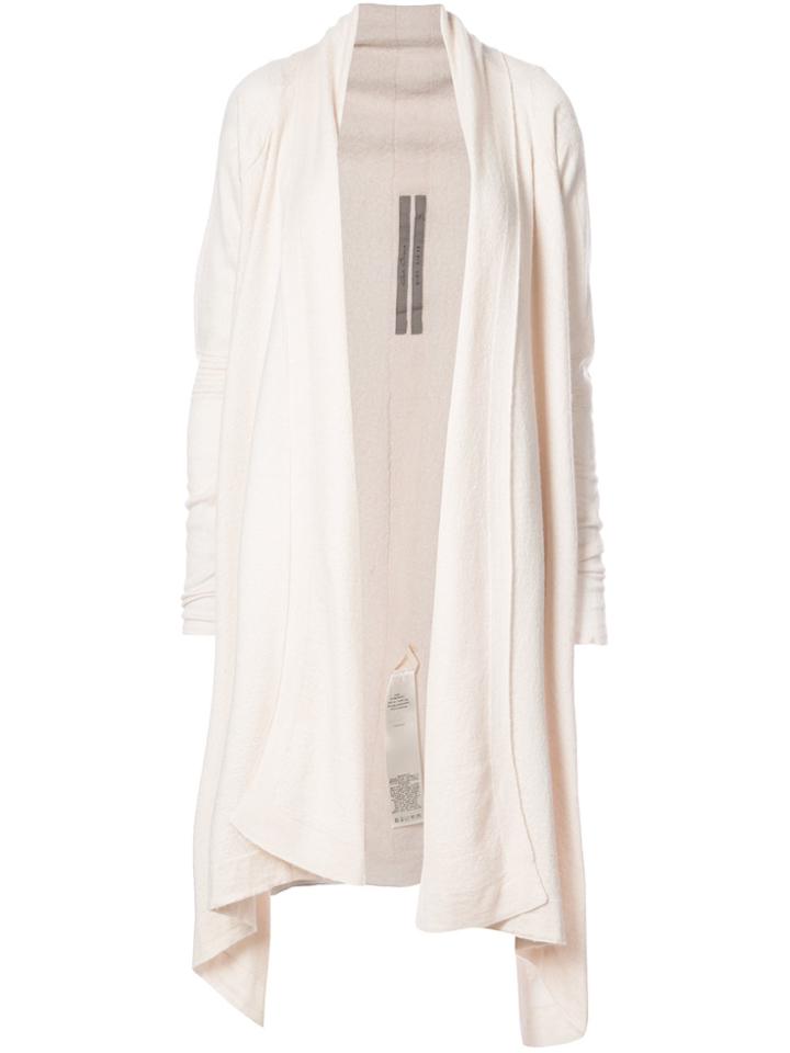 Rick Owens Row Wrap Cardigan - White