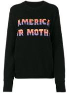 The Elder Statesman America Our Mother Jumper - Black