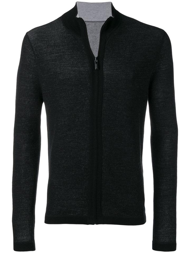 Rrd Zip-up Cardigan - Black