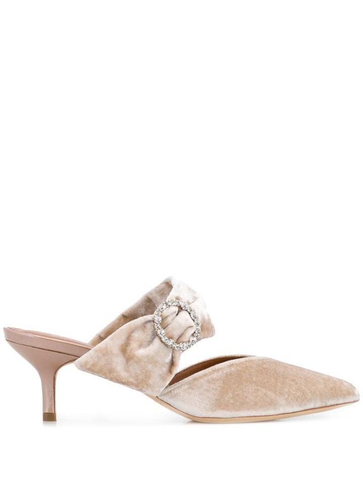 Malone Souliers Maite Crystal Mules - Neutrals