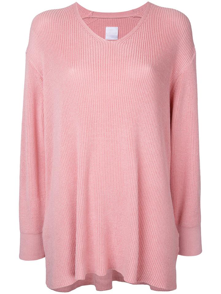 Cityshop Slouchy Sweater, Women's, Pink/purple, Silk/cotton/rayon