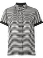 Lafayette 148 Striped Shortsleeved Shirt
