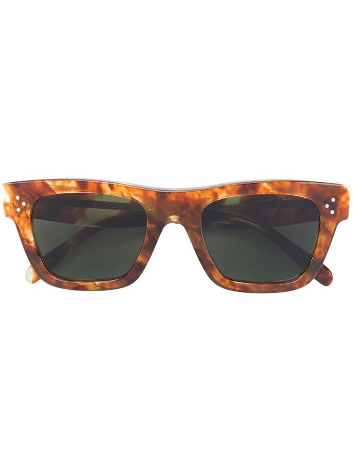 Celine Eyewear Square-frame Sunglasses - Brown
