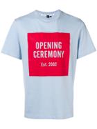 Opening Ceremony Box Logo T-shirt - Blue