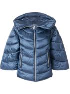 Save The Duck Cropped Sleeve Padded Jacket - Blue