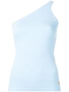 Emilio Pucci One Shouldered Tank - Blue