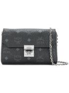 Mcm Logo Print Clutch - Black